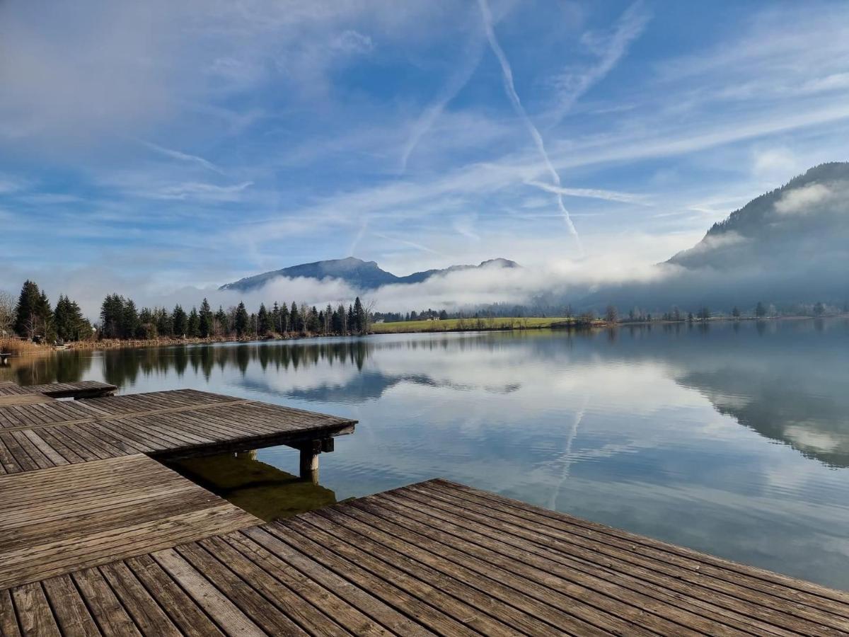 Apartment Liebelei Am See - Traumblick Aufs Kaisergebirge - Nur Ein Katzensprung Zum See ヴァルヒゼー エクステリア 写真